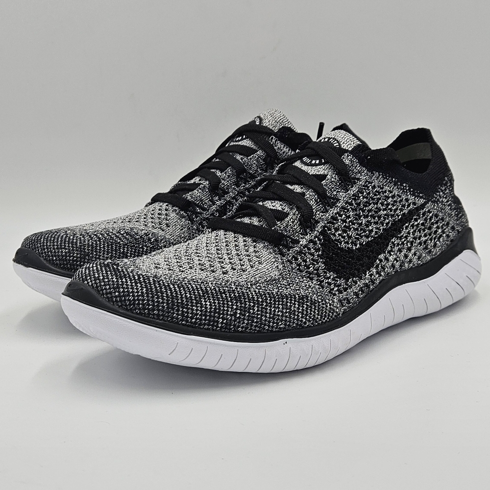 Nike Free Run Flyknit 2018 942839-101 Women's Size 8 Running Sneakers